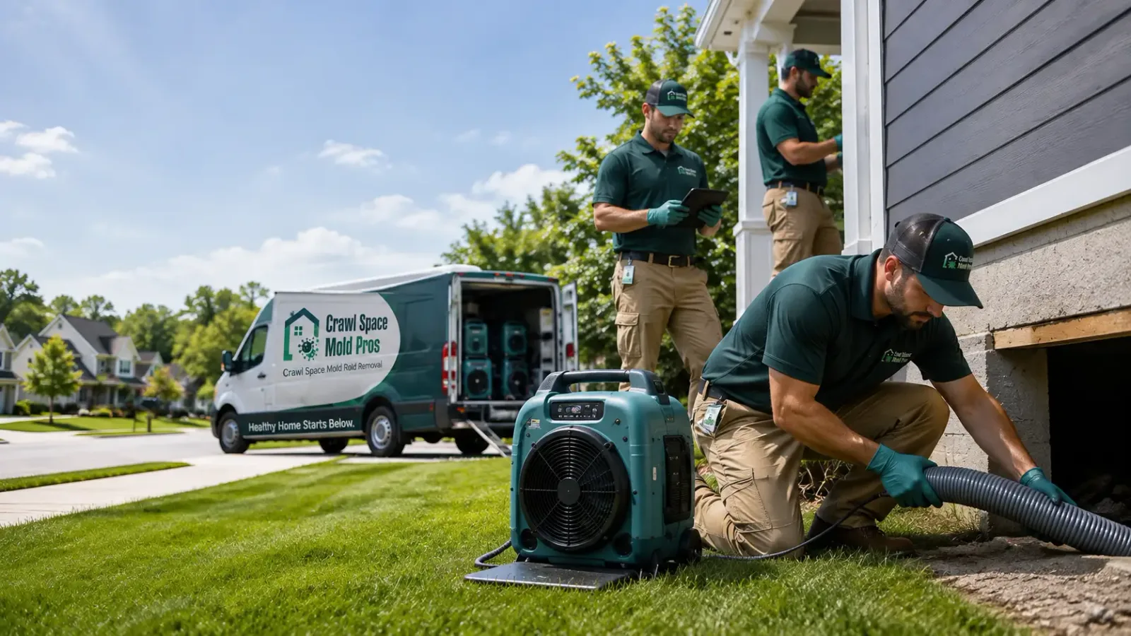 Crawl Space Mold Removal in Furlong, PA